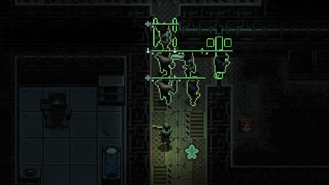Quasimorph Patch 1.0.4 pathfinding update showing clones automatically swapping positions with allies